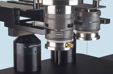 Cabeça ótica Werth para medição sem contacto de micro-detalhes